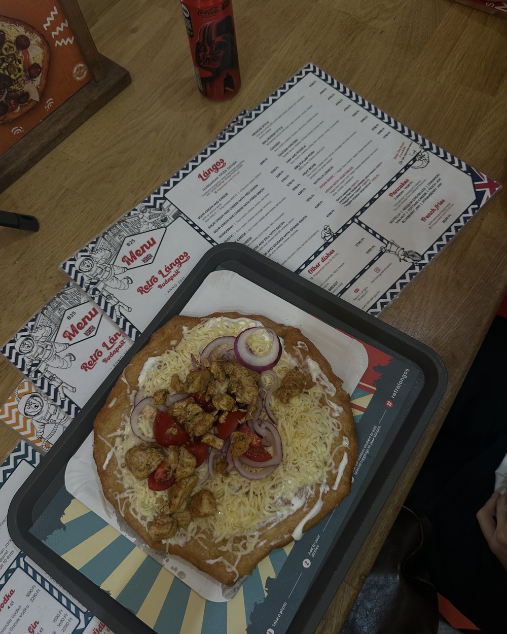 A Hungarian langos