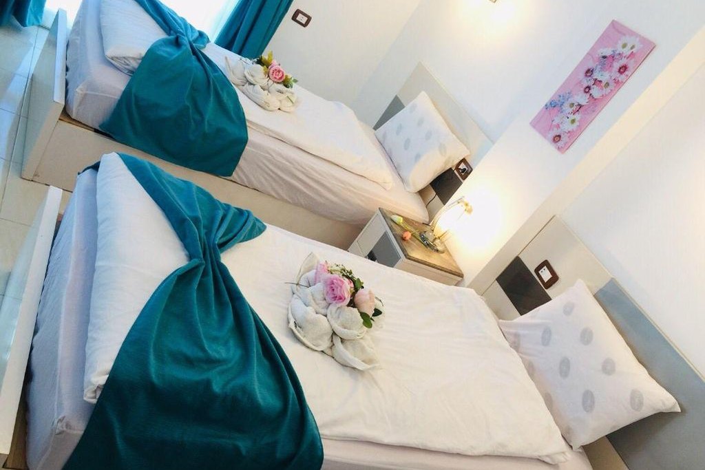 Twin bedroom at Swiss Royal Dahab in Egypt