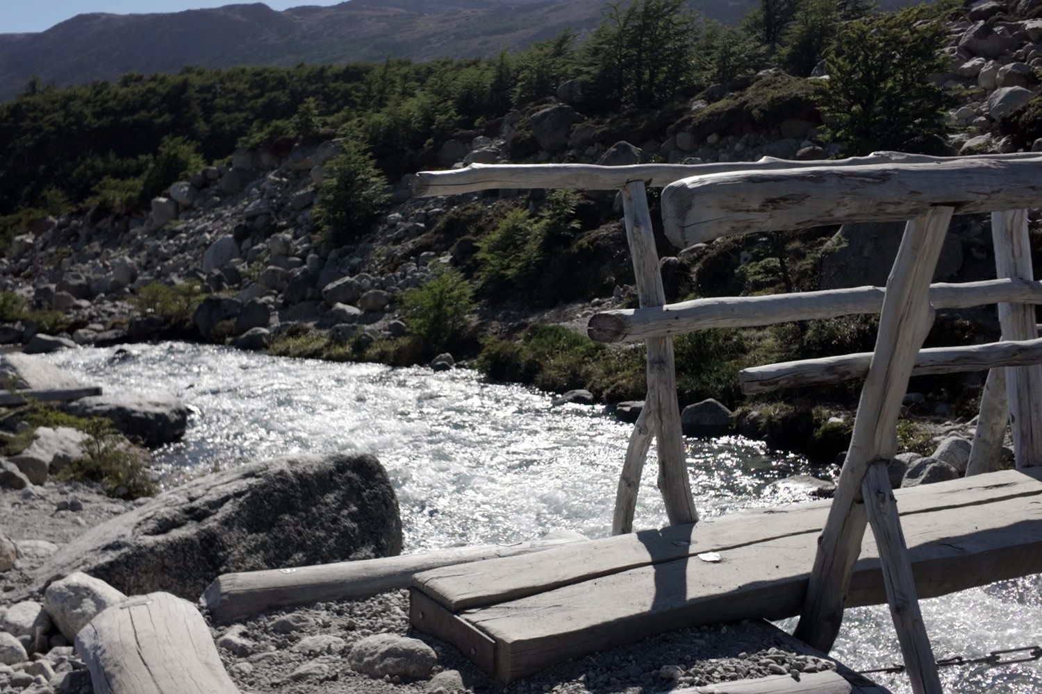 The river crossing where we refilled our water bottles on the trail