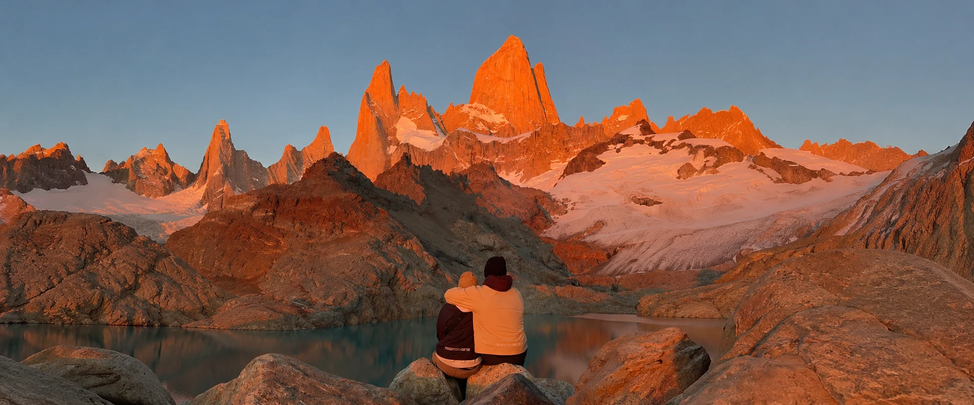Sunrise over Mount Fitz Roy, Patagonia