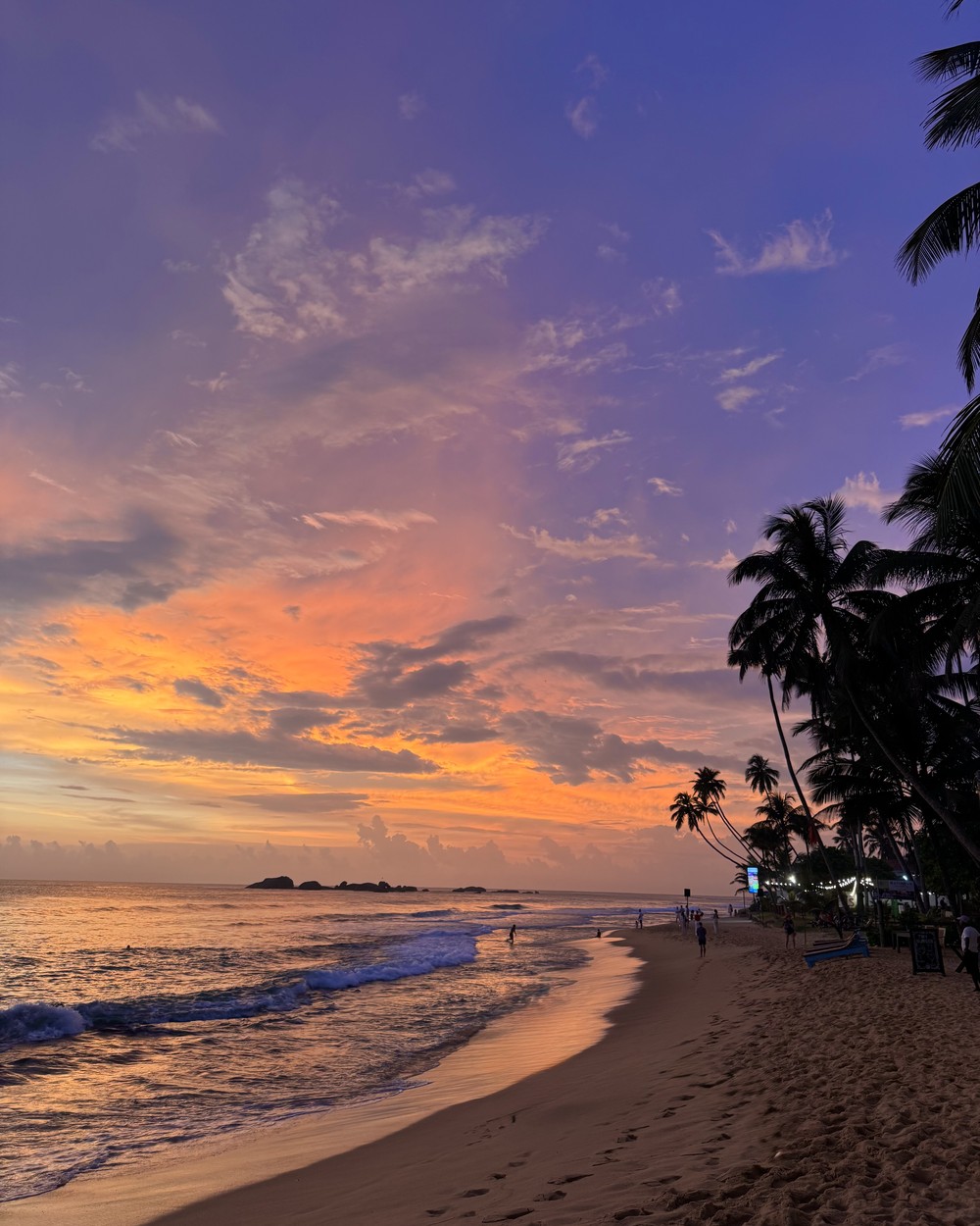 Sunset at Hikkaduwa