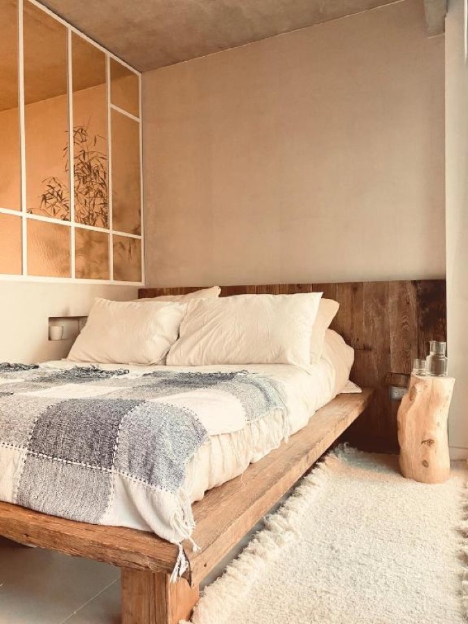 Bedroom inside Cool Loft en Palermo in Buenos Aires