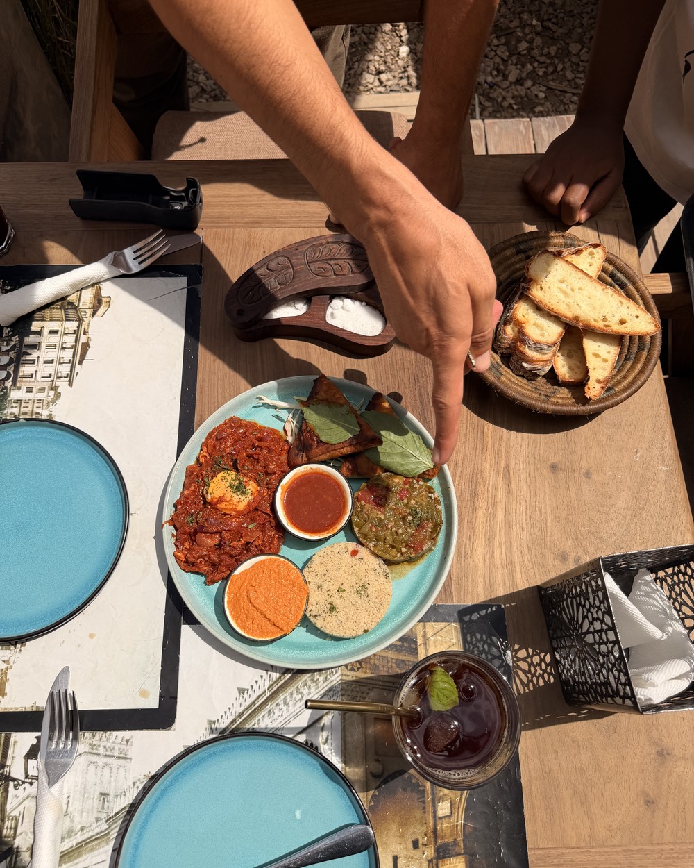 Zanzibari and North African dishes served at al Casbah restaurant in Paje