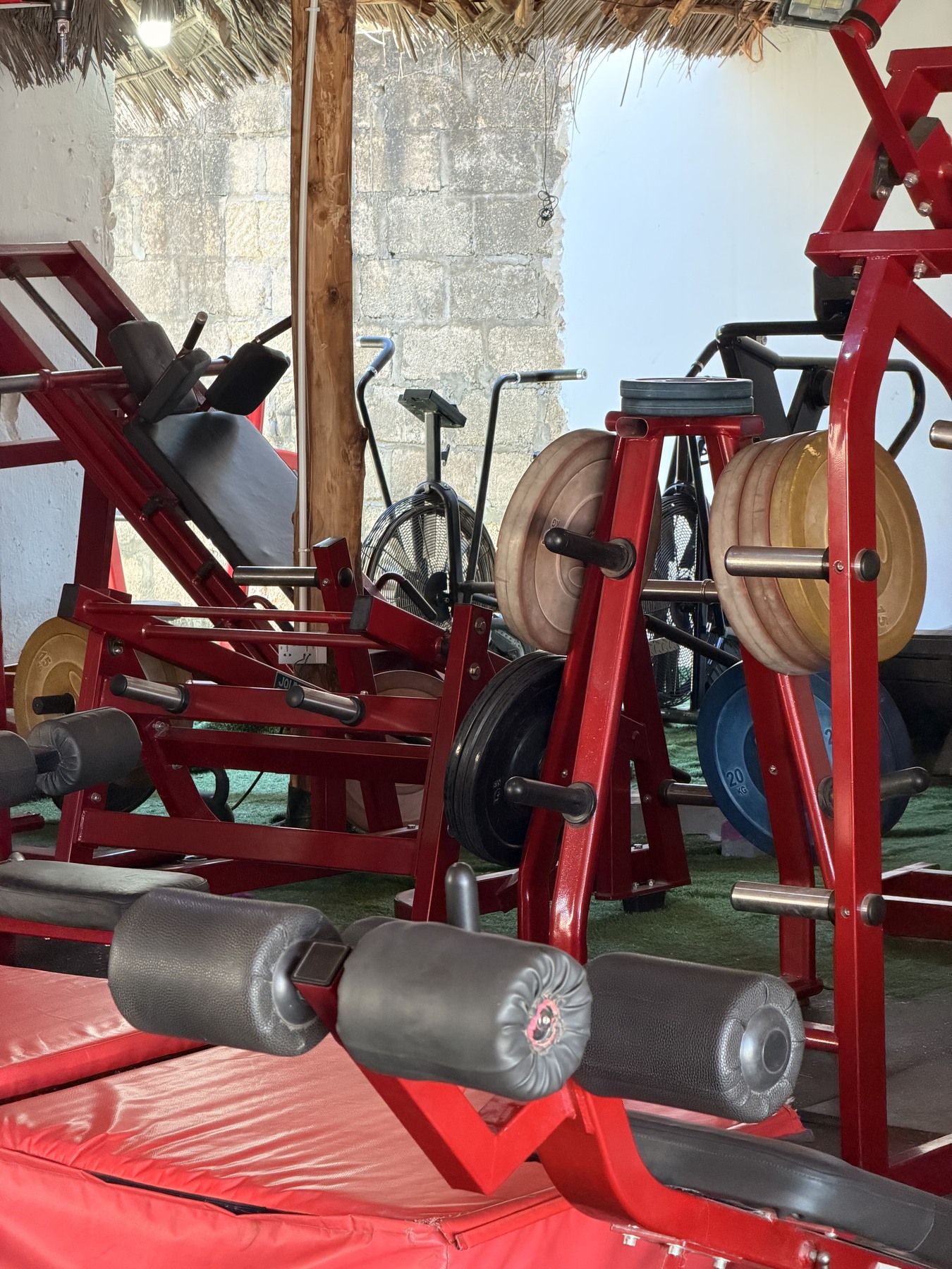 Jumbo Fitness gym in Paje, where we trained during our Zanzibar stay